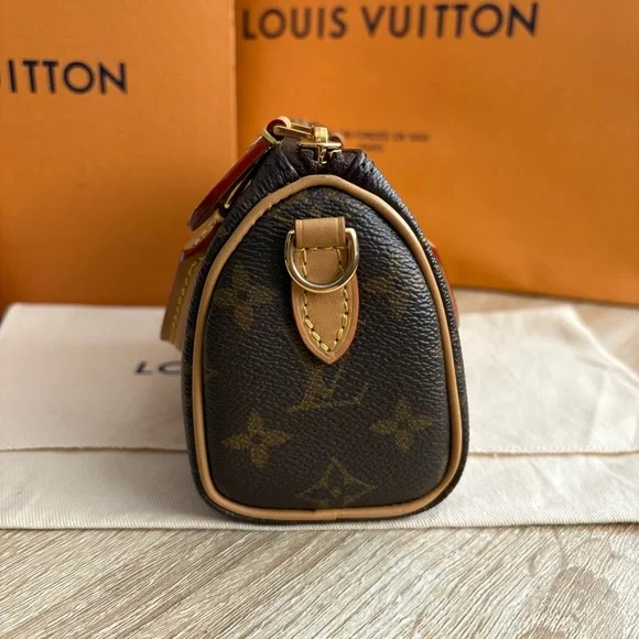Authentic Louis Vuitton Nano Speedy - Picture 5 of 13